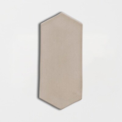 Latte Glossy Picket Ceramic Tiles 3×6