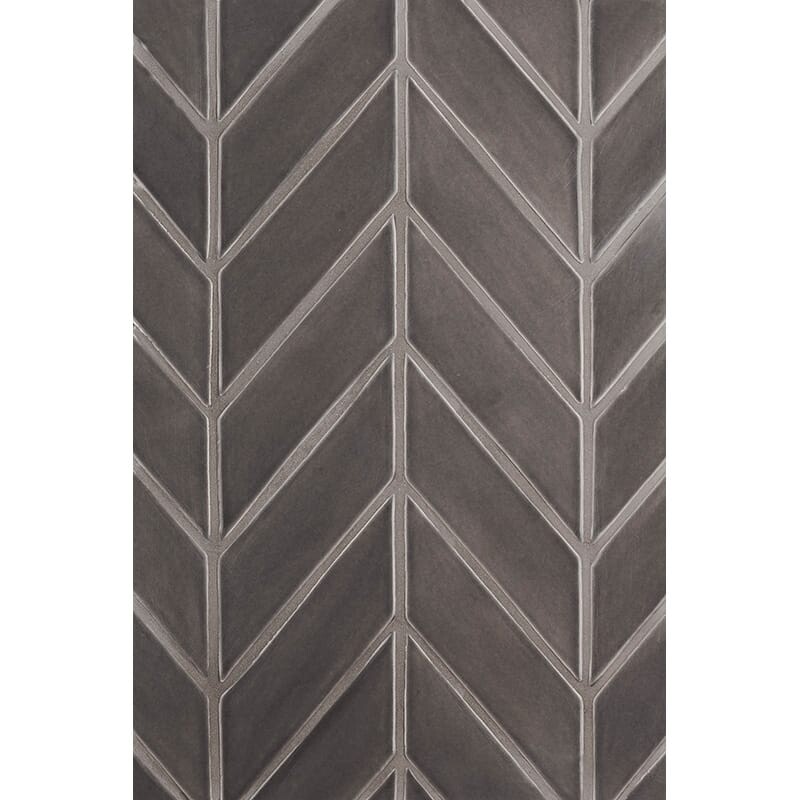 Barn Glossy Chevron Ceramic Tile 2x6