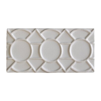 Satin Cotton Matte Zaragosa Ceramic Accent Tiles 3×6