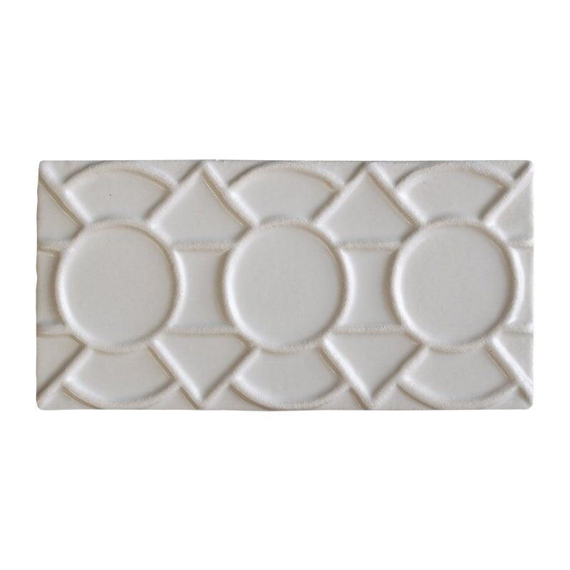 Satin Cotton Matte Zaragosa Ceramic Accent Tiles 3×6