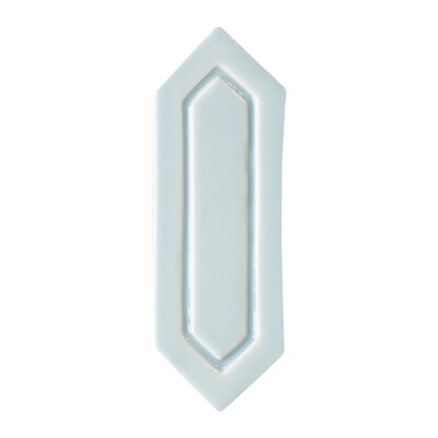 Jules Glossy Reliefed Picket Ceramic Accent Tiles 2×6