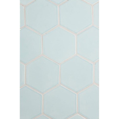 Jules Glossy Hexagon 5 Ceramic Tiles 5