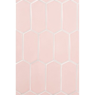 Rosie Glossy Picket Ceramic Tile 3×6