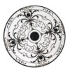 Florans Multi Finish Round Marble Medallion 36” Radius 36×36
