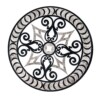Galicia Multi Finish Round Marble Medallion 48” Radius 48×48
