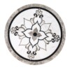 Grace Multi Finish Round Marble Medallion 36” Radius 36×36