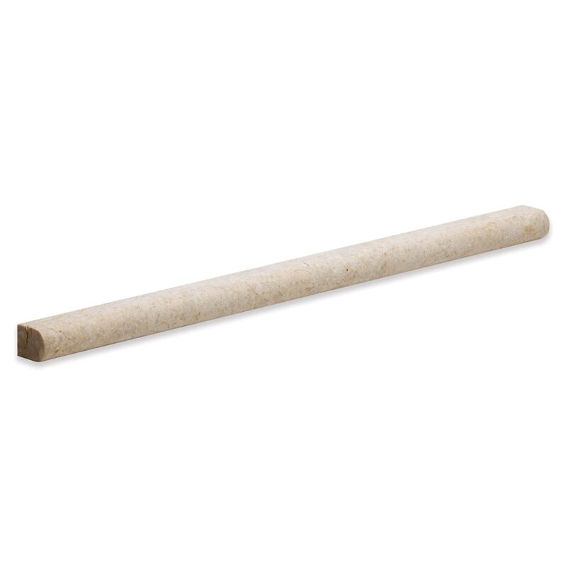 Seashell Honed Pencil Liner Limestone Moldings 1/2×12