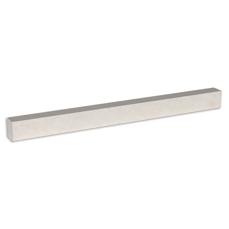 Vanilla Honed Flatiron Marble Moldings 1×12