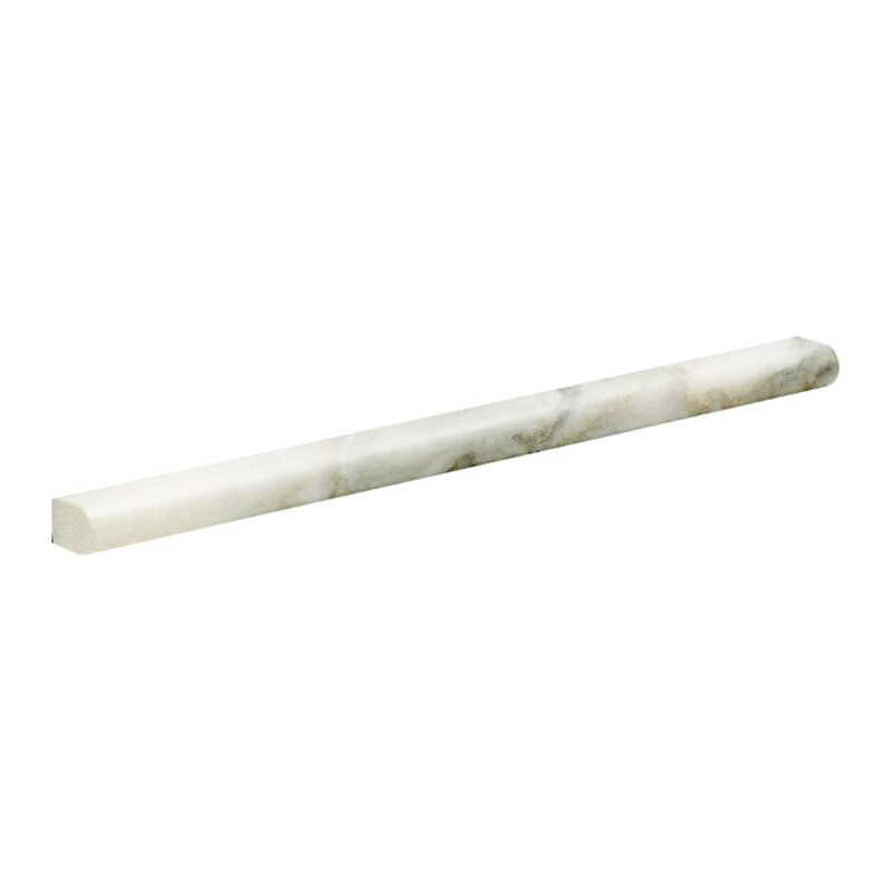 Calacatta Renaissance Honed Pencil Liner Marble Moldings 1/2×12