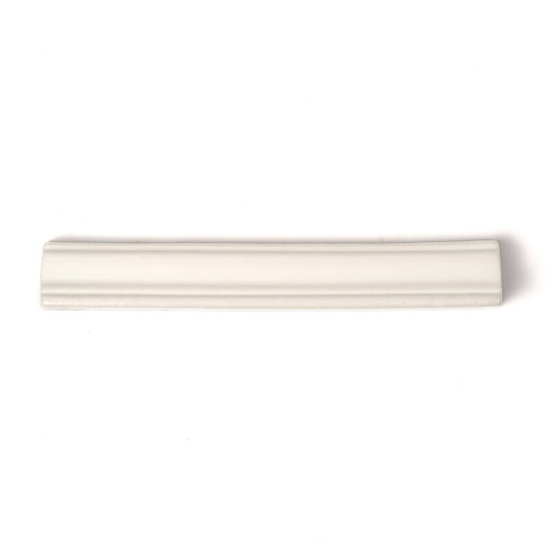 Marsala Bianco Glossy Finish Trim Ceramic Moldings 1×6