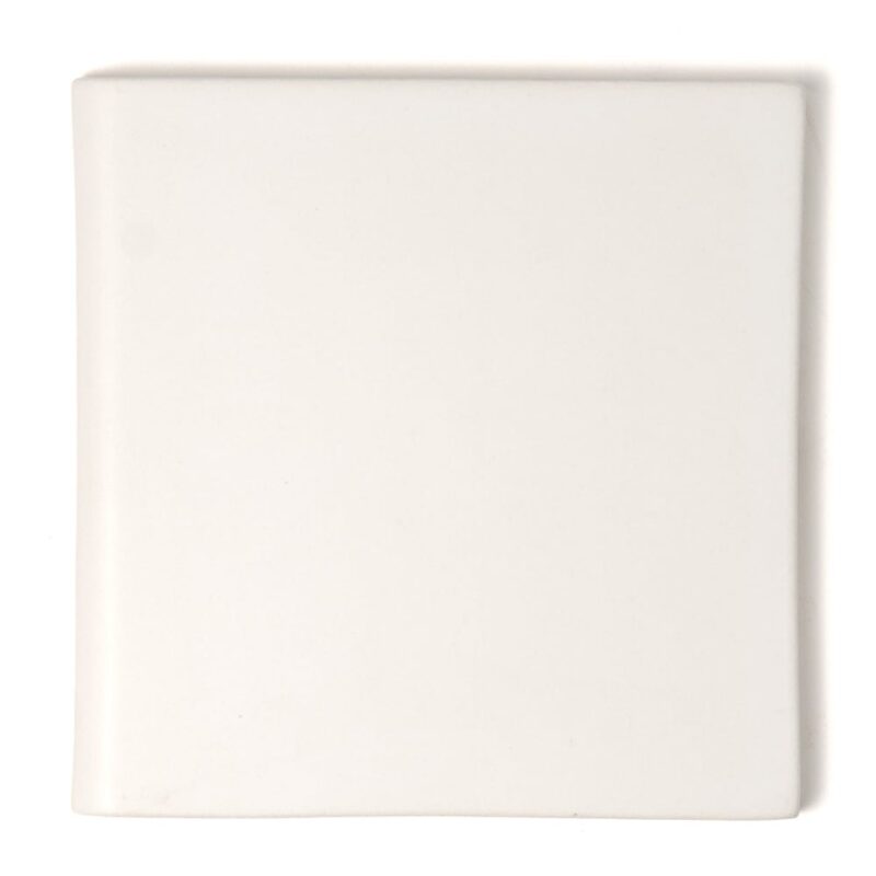 Satin Cotton Matte Bullnose Ceramic Moldings 6×6