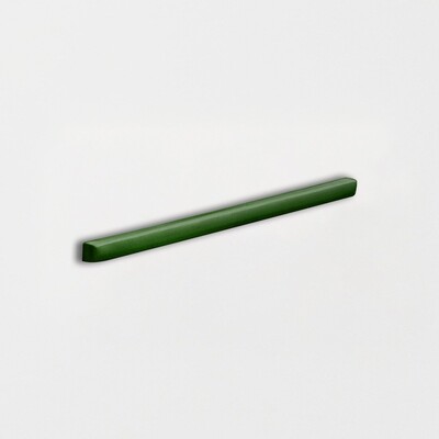 Smaragdgrüne glänzende Kantenverkleidung aus Keramik, 3/8×6