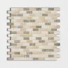 Lizola Honed 5/8×1 1/2 Limestone Mosaic 12×12 Image