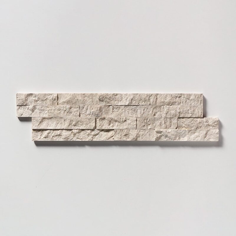 Desert Cream Rock Face 2×6 Marble Mosaic 12×14 Image