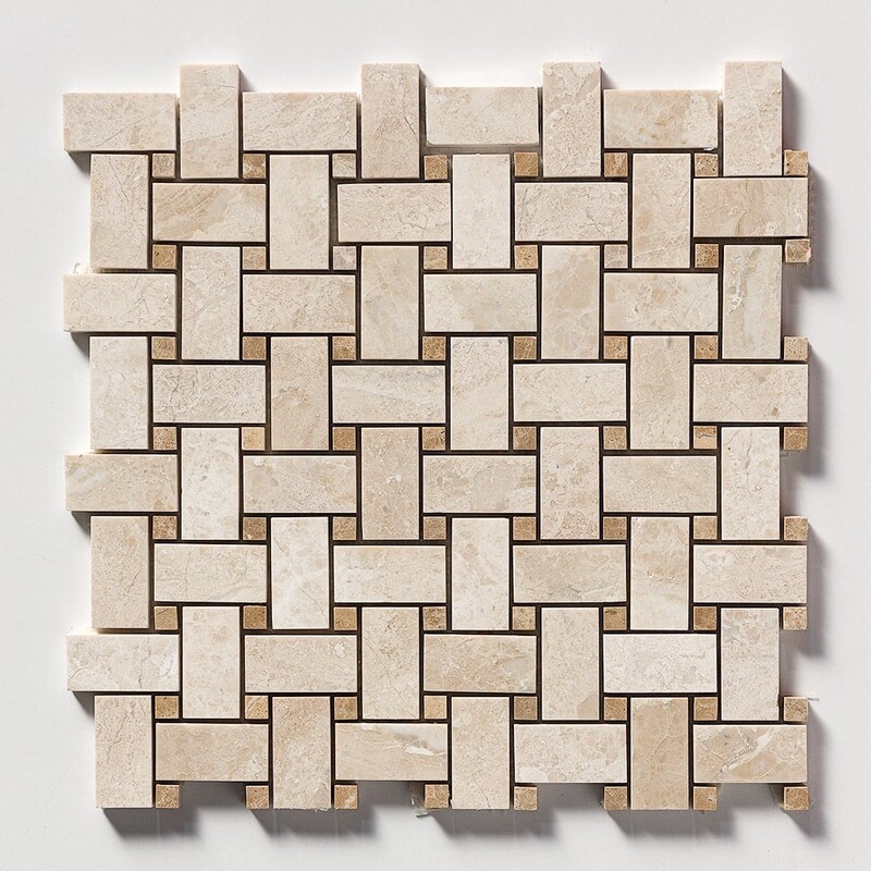 Diana Royal&paradise Polished Basket Weave Marble Mosaics 12×12