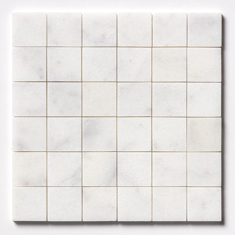 Glacier Mosaico de mármol apomazado 2x2 12x12