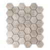 Silver Shadow Polished Hexagon Marble Mosaics 10 3/8×12