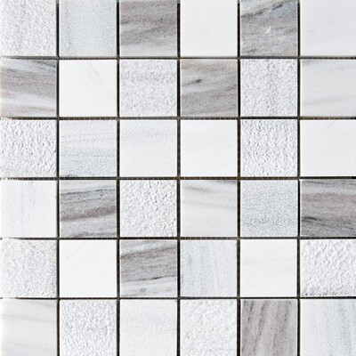 Avenza, Skyline, Skyline&avenza Textured 2×2 Marble Mosaics 12×12