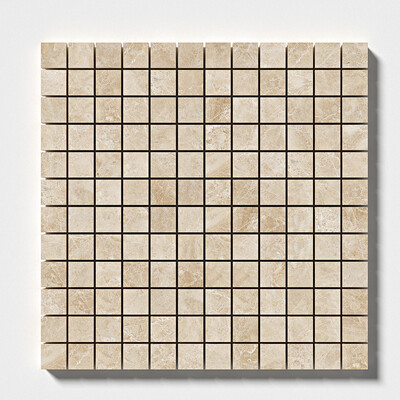 Cappuccino Polished 1×1 Marble Mosaics 12×12
