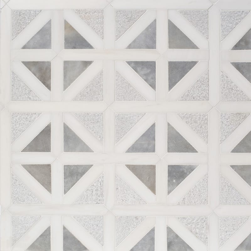 PandaHall Elite White Mosaic Tiles for Crafts Bulk Irregular