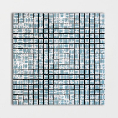Sky Glossy Magna Colore Look Ceramic Mosaics 12×12