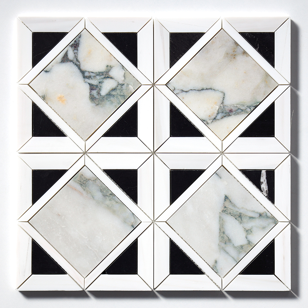 Alicha White Marble Tile waterjet Mosaic from allmarbletile – All Marble  Tiles