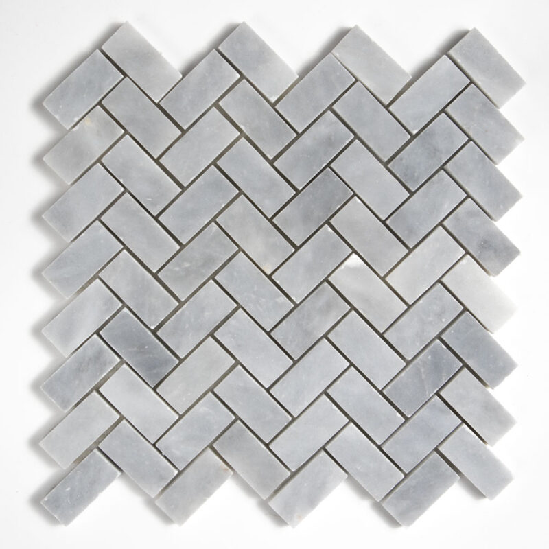 Allure Lt Honed Herringbone 1×2 Marble Mosaic 11×11 Image