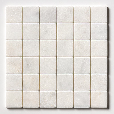 Glacier Tumbled 2×2 Marble Mosaics 12×12