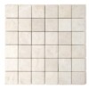 Vanilla Tumbled 2×2 Marble Mosaics 12×12