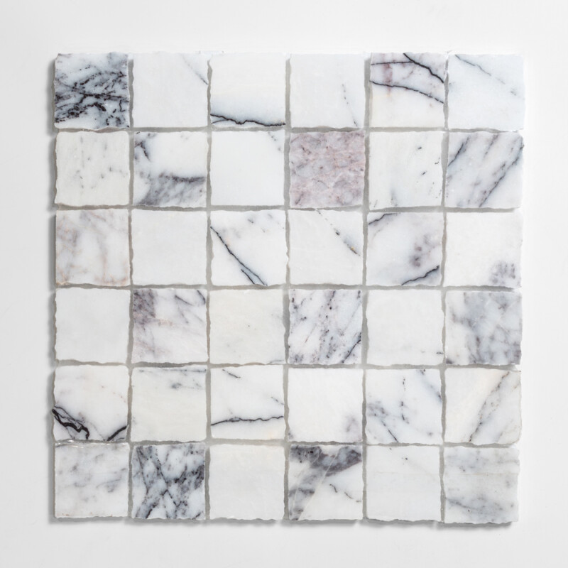 Lilac Honed Hand Clipped Marble Mosaics 12×12