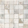 Calacatta Green Tumbled 2×2 Marble Mosaics 12×12