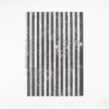 Avalanche, Iris Black Honed Mod Stripes Marble Mosaics 12×12