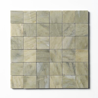 Verde Laguna Honed 2×2 Marble Mosaics