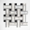 Calacatta Gold Honed Lattice Marble Mosaic 12×12 Image