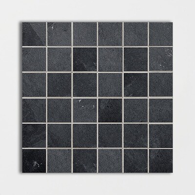 Mosaico de pizarra Ember Ash Natural Cleft 2x2 12x12