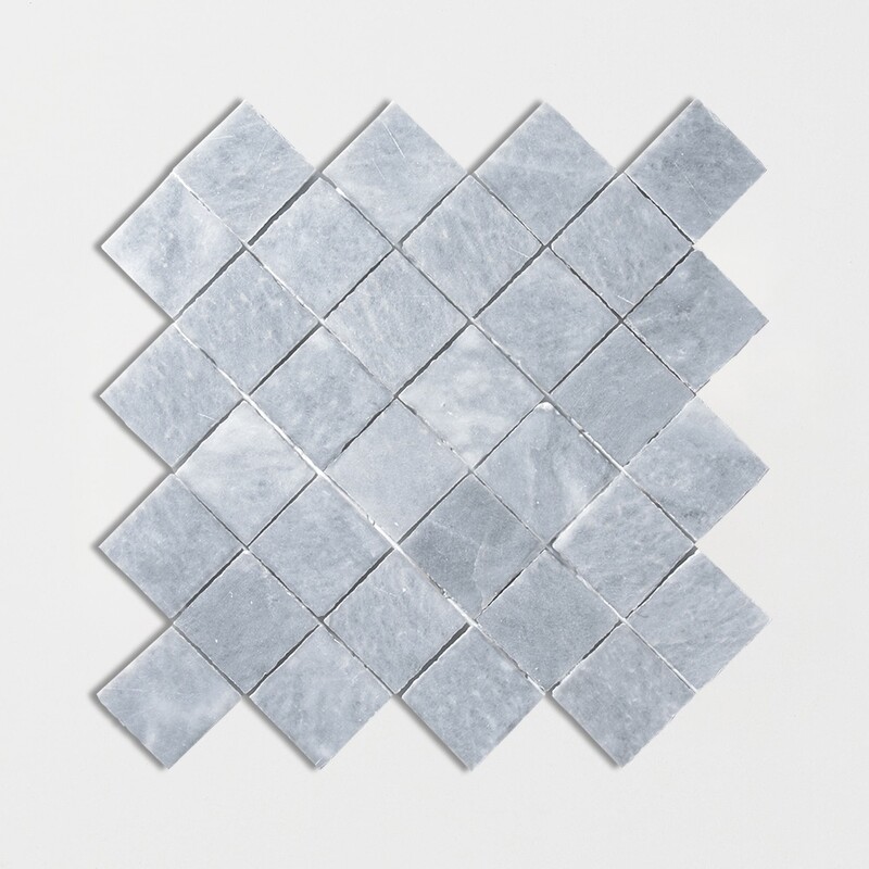 Allure Light Mosaico de mármol apomazado 2x2 11 13/16x11 13/16
