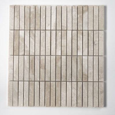 Diana Royal Honed 5/8×3 Marble Mosaic 12×12 Image