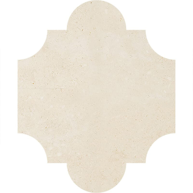 San Felipe Casablanca Honed Limestone Waterjet Decos 8×9 3/4 Image