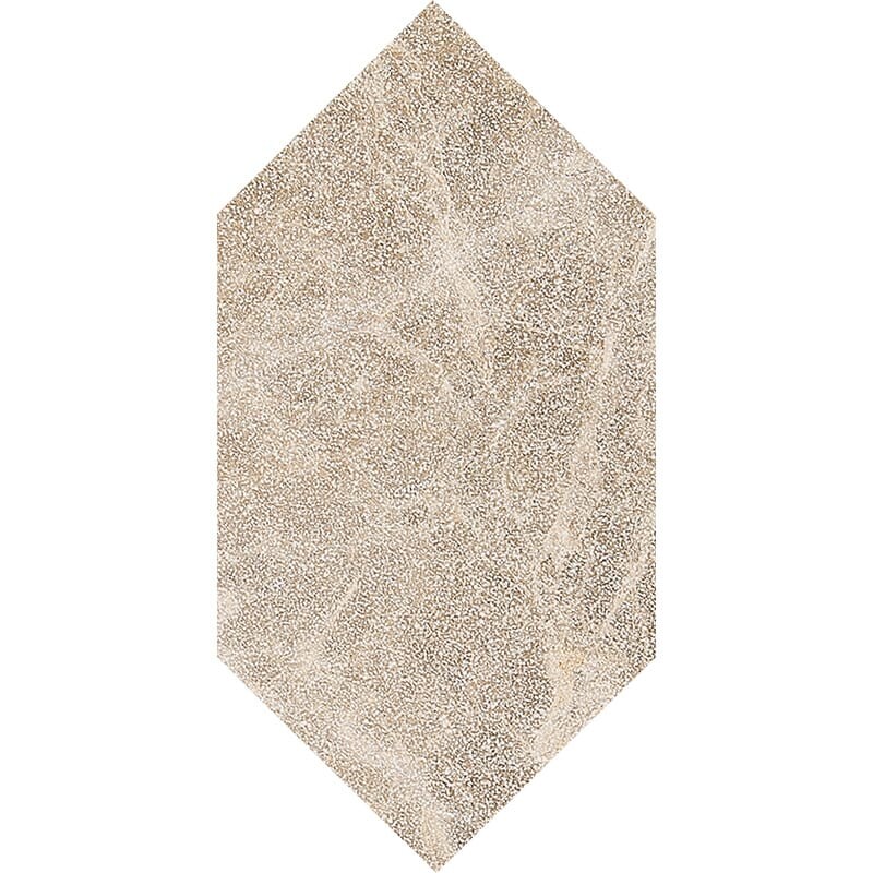 Large Picket Paradise Leather Marble Waterjet Decos 6×12