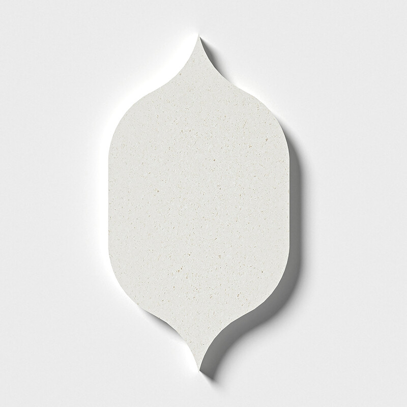 Champagne Multi Finish Gothic Arabesque Waterjet Marble Tiles 4 7/8×8 13/16
