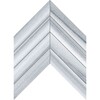 Chevron Mink Classic Honed Marble Waterjet Decos 13×10 Image