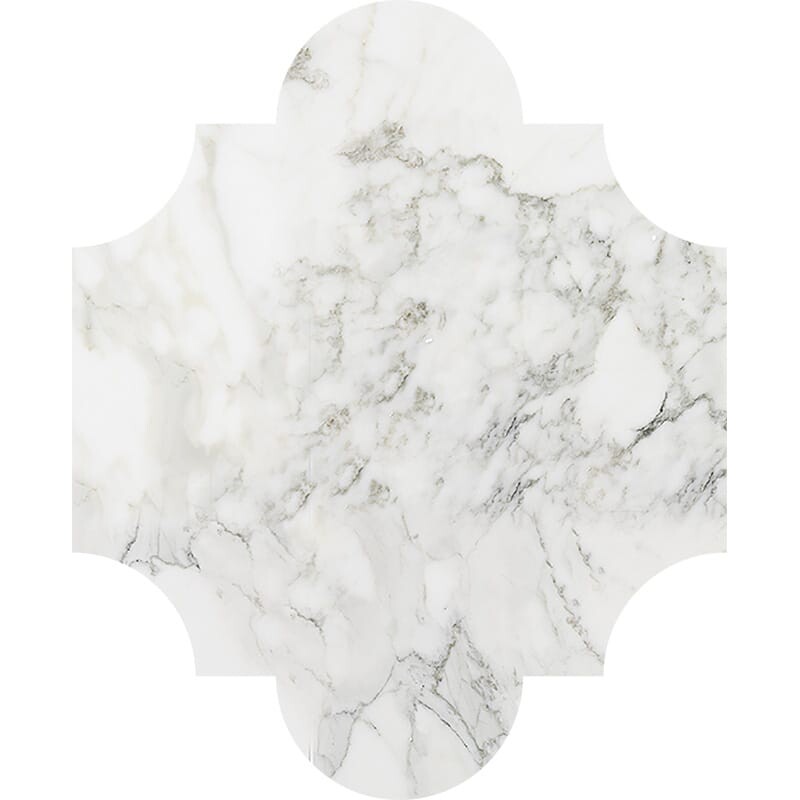 Calacatta Gold Polished San Felipe Waterjet Marble Tiles 8×9 3/4