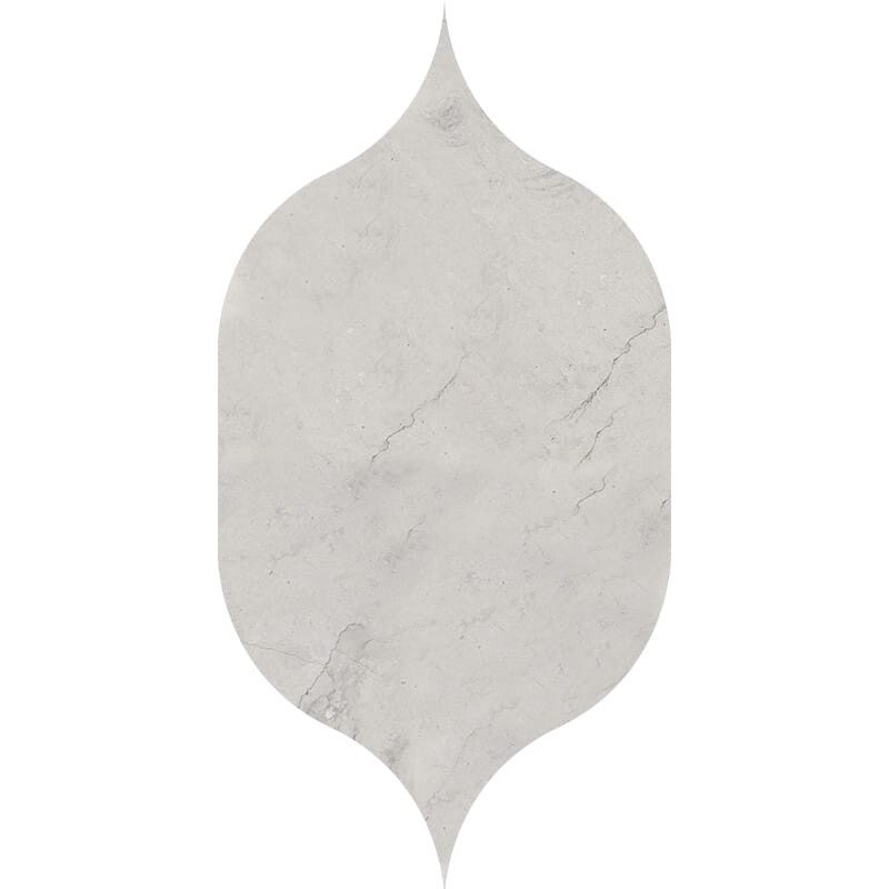 Gothic Arabesque Britannia Honed Limestone Waterjet Decos 4 7/8×8 13/16