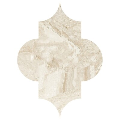 Diana Royal Polished Arabesque Waterjet Marble Tiles 8×11