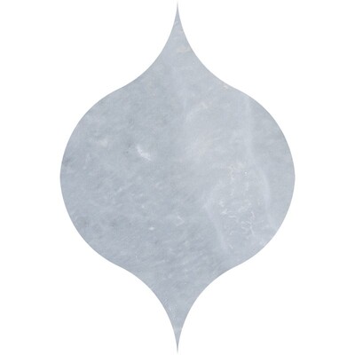 Allure Light Honed Winter Leaf Waterjet Marble Tiles 4 7/8×6 13/16