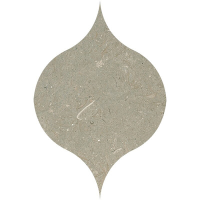 Olive Green Honed Winter Leaf Waterjet Limestone Tiles 4 7/8×6 13/16