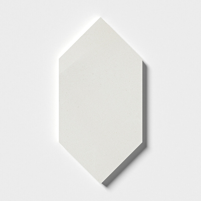 Champagne Honed Large Picket Waterjet Limestone Tiles 6×12