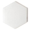 Hexagon Thassos White Polished Marble Waterjet Decos 5 25/32×5