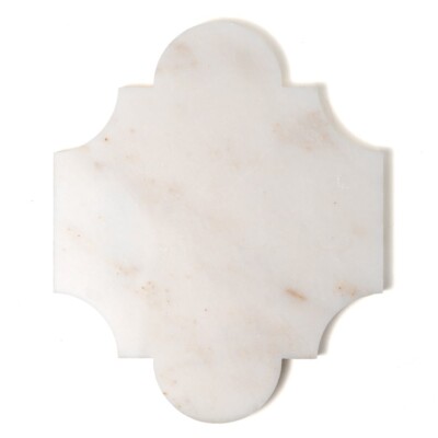 Afyon White Multi Finish San Felipe Marble Mosaics 8×9 3/4