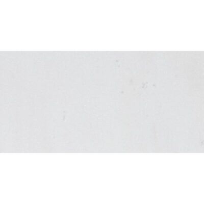 Aspen White Honed Marble Tile Swatch 2 3/4×5 1/2 Image